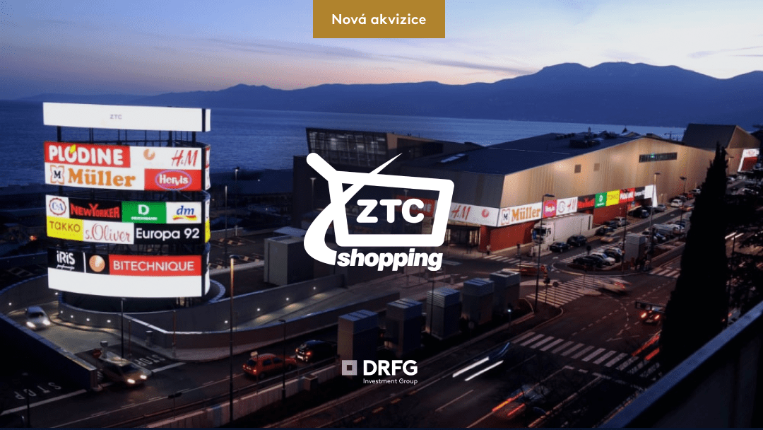 DRFG vstupuje do regionu jihovýchodní Evropy. Získala dominantní chorvatské nákupní centrum ZTC Rijeka